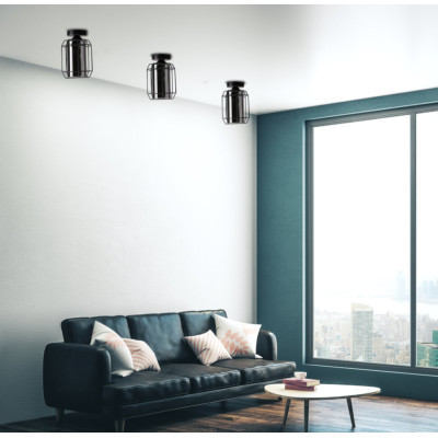 Точечный светильник Candellux Jonera 15x23 см Черный (31-08404) Точечный светильник Candellux Jonera 15x23 см Черный (31-08404)