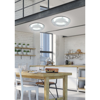Стельовий світильник Candellux Merle 8 см Сріблястий (98-66176) Стельовий світильник Candellux Merle 8 см Сріблястий (98-66176)
