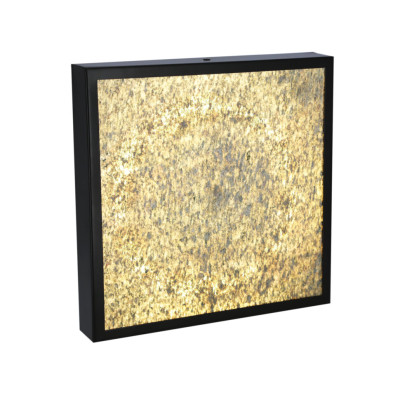 Стельовий світильник Candellux Luxan 29x29x5.5 см Чорний (10-06677) Стельовий світильник Candellux Luxan 29x29x5.5 см Чорний (10-06677)