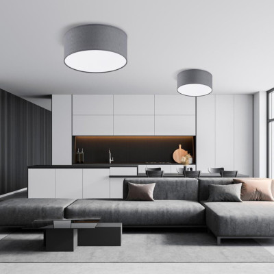 Потолочный светильник TK Lighting Rondo 13 см Серо-белый (TK3332) Потолочный светильник TK Lighting Rondo 13 см Серо-белый (TK3332)