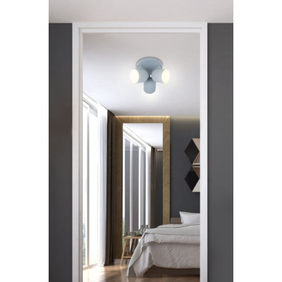 Спот Candellux Azuro 32x18 см Сірий (98-63236) Спот Candellux Azuro 32x18 см Сірий (98-63236)