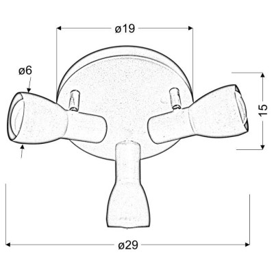 Спот Candellux Picardo 29x15 см Жовтий (98-52414) Спот Candellux Picardo 29x15 см Жовтий (98-52414)
