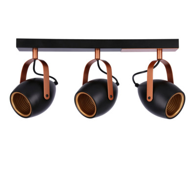 Спот Candellux Anica 46x25 см Медно-черный (93-82589)