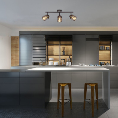 Спот Candellux Canabera 58x19 см Чорний (93-82541) Спот Candellux Canabera 58x19 см Чорний (93-82541)