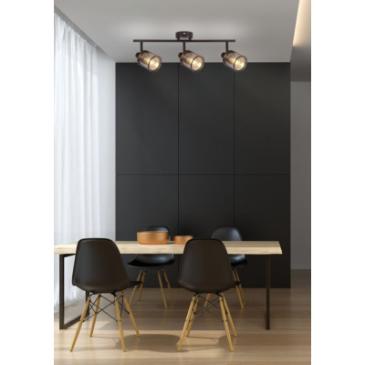 Спот Candellux Canabera 58x19 см Чорний (93-82541) Спот Candellux Canabera 58x19 см Чорний (93-82541)