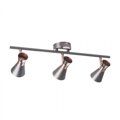 Спот Kanlux Mileno 52.5x10.5x14 см Сірий (Kan29117) Спот Kanlux Mileno 52.5x10.5x14 см Сірий (Kan29117)