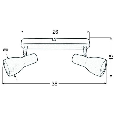 Спот Candellux Picardo 36x15 см Зелений (92-50595) Спот Candellux Picardo 36x15 см Зелений (92-50595)