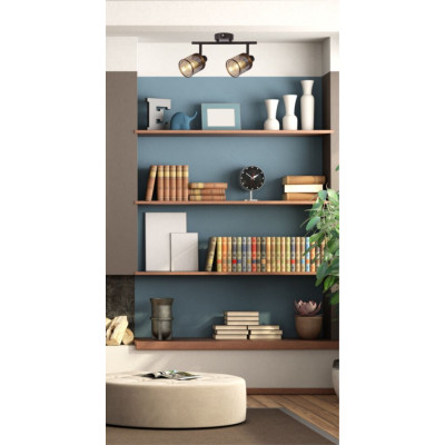 Спот Candellux Canabera 36x19 см Чорний (92-81766) Спот Candellux Canabera 36x19 см Чорний (92-81766)