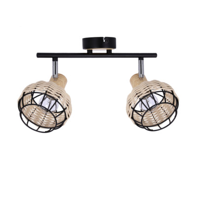 Спот Candellux Tajga 44x18 см Бежево-черный (92-12203)