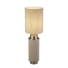 Настольная лампа Searchlight Flask 22x72 см Никель-бежевый (SeEU59041SN)
