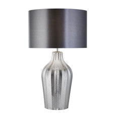 Настольная лампа Searchlight Chevron 33x52 см Хром (SeEU3452SM)