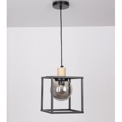 Люстра Candellux Retro 19x100 см Коричнево-черный (31-00743) Люстра Candellux Retro 19x100 см Коричнево-черный (31-00743)