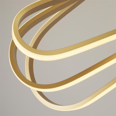 Люстра Searchlight Clip 80x120 см Золотистый (Se61775GO) Люстра Searchlight Clip 80x120 см Золотистый (Se61775GO)