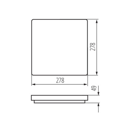 Уличный светильник потолочный Kanlux Varso 27.8x27.8x4.9 см Белый (Kan26980) Уличный светильник потолочный Kanlux Varso 27.8x27.8x4.9 см Белый (Kan26980)