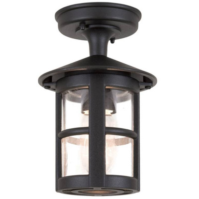 Уличный светильник потолочный Elstead Hereford 15x23.5 см Черный (BL21A-BLACK)