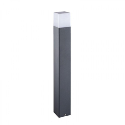 Парковый столбик Kanlux Vadra 8.2x8.2x80 см Антрацит-белый (Kan29013)