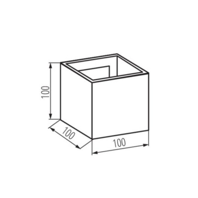 Уличный светильник Kanlux Reka 10x10x10 см Черный (Kan28990) Уличный светильник Kanlux Reka 10x10x10 см Черный (Kan28990)