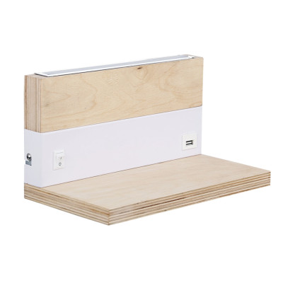 Настенный светильник Candellux Anet 25x14 см Бежево-белый (22-03386)