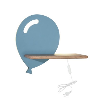 Настенный светильник Candellux Baloon 31x26 см Коричнево-синий (21-85115)