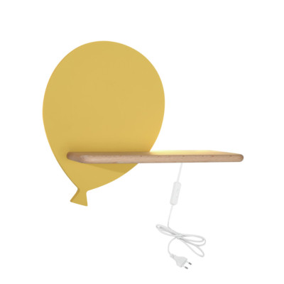 Настенный светильник Candellux Baloon 31x26 см Коричнево-золотистый (21-85108)