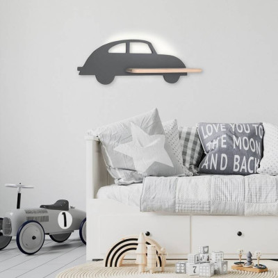 Настенный светильник Candellux Car 43x15 см Коричневый (21-85061) Настенный светильник Candellux Car 43x15 см Коричневый (21-85061)
