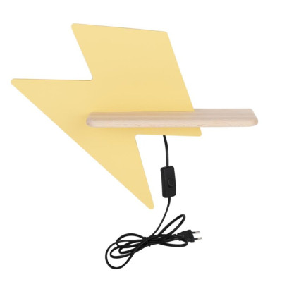 Настенный светильник Candellux Lightning 40x31 см Бежево-желтый (21-19547)