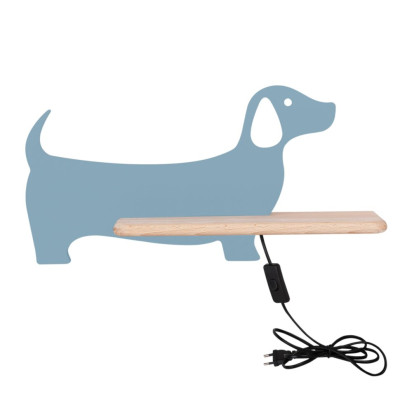 Настінний світильник Candellux Dog 36.5x18.5 см Синьо-коричневий (21-02983)