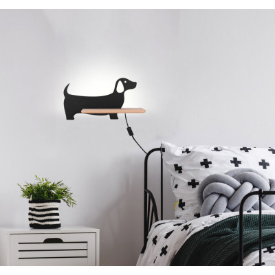 Настенный светильник Candellux Dog 36.5x18.5 см Коричневый (21-01047) Настенный светильник Candellux Dog 36.5x18.5 см Коричневый (21-01047)