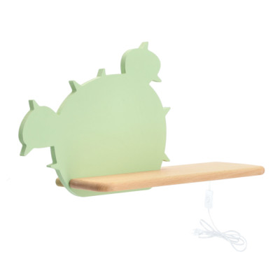 Настінний світильник Candellux Cactus 33.5x20.5 см Коричнево-зелений (21-01016) Настінний світильник Candellux Cactus 33.5x20.5 см Коричнево-зелений (21-01016)