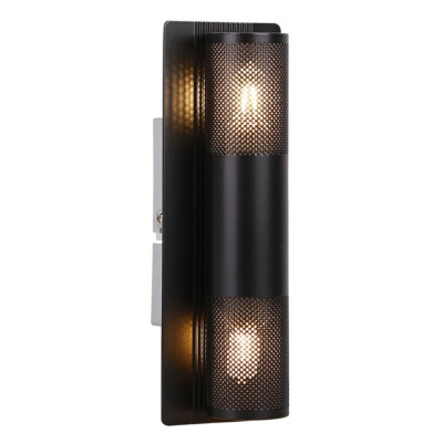 Настенный светильник Candellux Emu 17x6 см Черный (91-81360) Настенный светильник Candellux Emu 17x6 см Черный (91-81360)