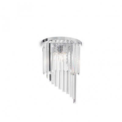Хрустальное бра Ideal Lux Carlton 30x45 см Прозрачный (id168913)