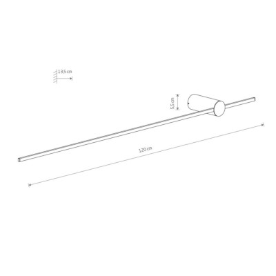 Настінний світильник Nowodvorski Saber 5.5 см Чорний (Now10314) Настінний світильник Nowodvorski Saber 5.5 см Чорний (Now10314)