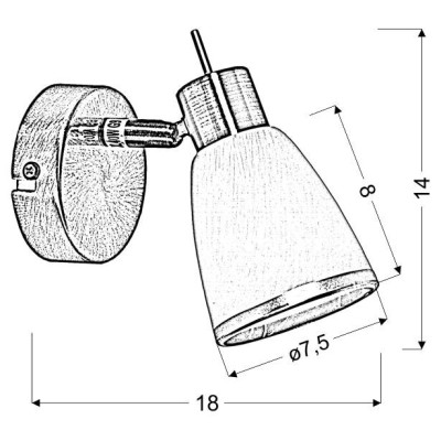 Бра Candellux Regent 18x14 см Латунь (91-70012) Бра Candellux Regent 18x14 см Латунь (91-70012)