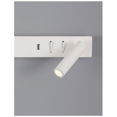 Спот Nova Luce Vida 35x10x8 см Белый (Nova9533523) Спот Nova Luce Vida 35x10x8 см Белый (Nova9533523)