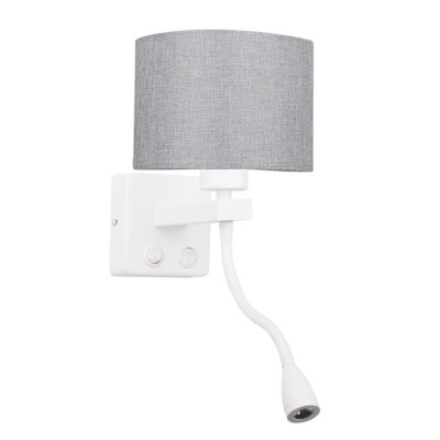 Бра Candellux Polo 18x44 см Білий (21-75383)