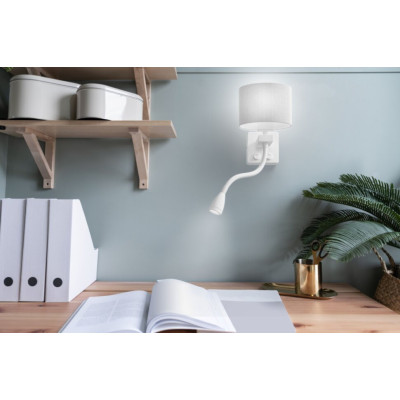 Бра Candellux Polo 18x44 см Білий (21-75383) Бра Candellux Polo 18x44 см Білий (21-75383)