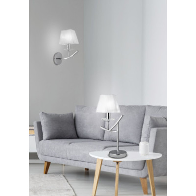 Бра Candellux Valencia 15x36 см Прозоро-сріблястий (21-84418) Бра Candellux Valencia 15x36 см Прозоро-сріблястий (21-84418)
