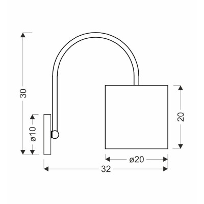 Бра Candellux Atlanta 32x30 см Белый (21-00668) Бра Candellux Atlanta 32x30 см Белый (21-00668)