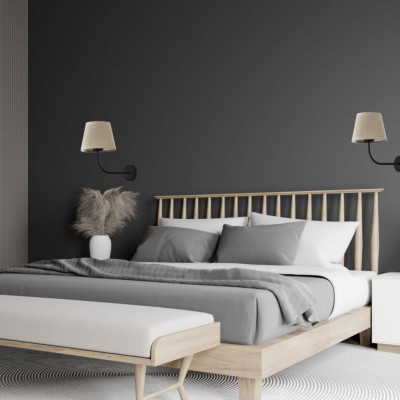 Бра TK Lighting Chicago 18x26 см Коричнево-черный (TK4186)