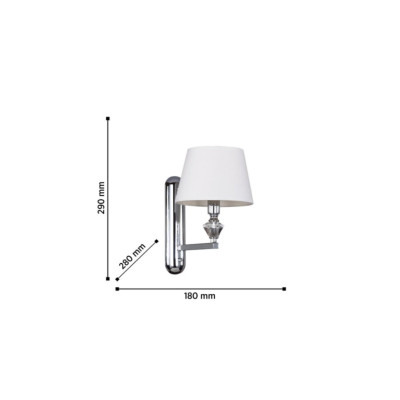 Бра WunderLicht Wt1176 18x29 см Белый (WT1176-11ECH) Бра WunderLicht Wt1176 18x29 см Белый (WT1176-11ECH)