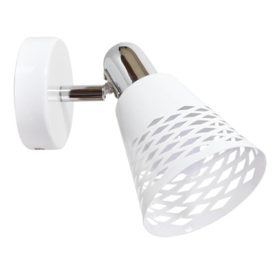 Бра Candellux Discovery 10x16 см Бело-серебристый (91-62154)