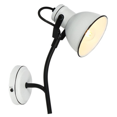 Бра Candellux Zumba 27x28 см Біло-чорний (91-72122)