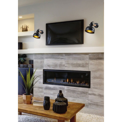 Бра Candellux Reno 29x23 см Коричнево-черный (21-76748) Бра Candellux Reno 29x23 см Коричнево-черный (21-76748)