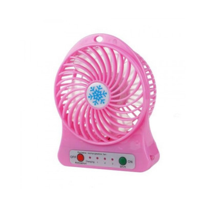 Вентилятор настольный Mini Fan XSFS-01 7183 Розовый (30151437С)