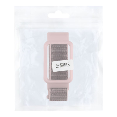 Ремінець Universal Nylon Samsung Galaxy Fit 3 Pink Sand (35304_3345784)