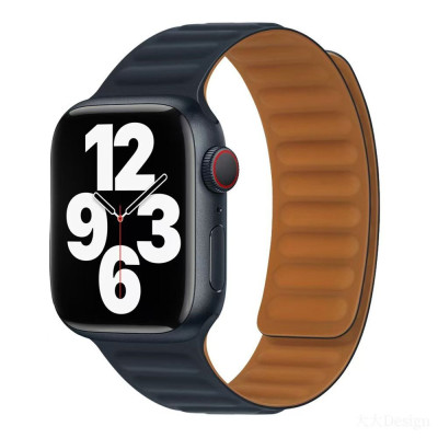 Магнитный ремешок Magnetic Soft Touch Apple Watch 41/Watch 40/Watch 38mm Midnight (37190_3610693)
