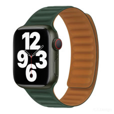 Магнітний ремінець Magnetic Soft Touch Apple Watch 49/Watch 45/Watch 44/Watch 42mm Sequoia Green (37202_3610731)