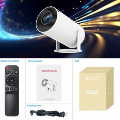 Портативный проектор No Brand HY300 WiFi Bluetooth Белый (2390000008) Портативный проектор No Brand HY300 WiFi Bluetooth Белый (2390000008)