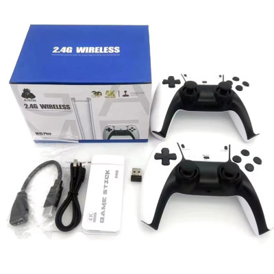 Игровая приставка No Brand M15 Plus 64Gb 4K Game Stick 3D 20000 игр Белый (2390000010)