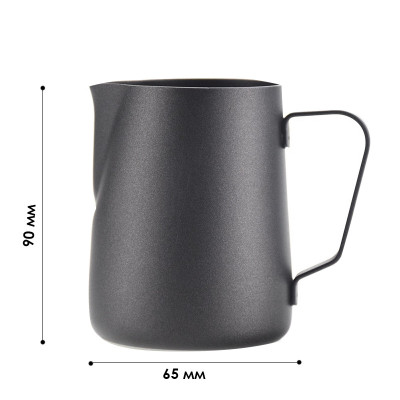 Пітчер Ecocoffeetools LH3560B 350 мл Чорний (13450-86933) Пітчер Ecocoffeetools LH3560B 350 мл Чорний (13450-86933)